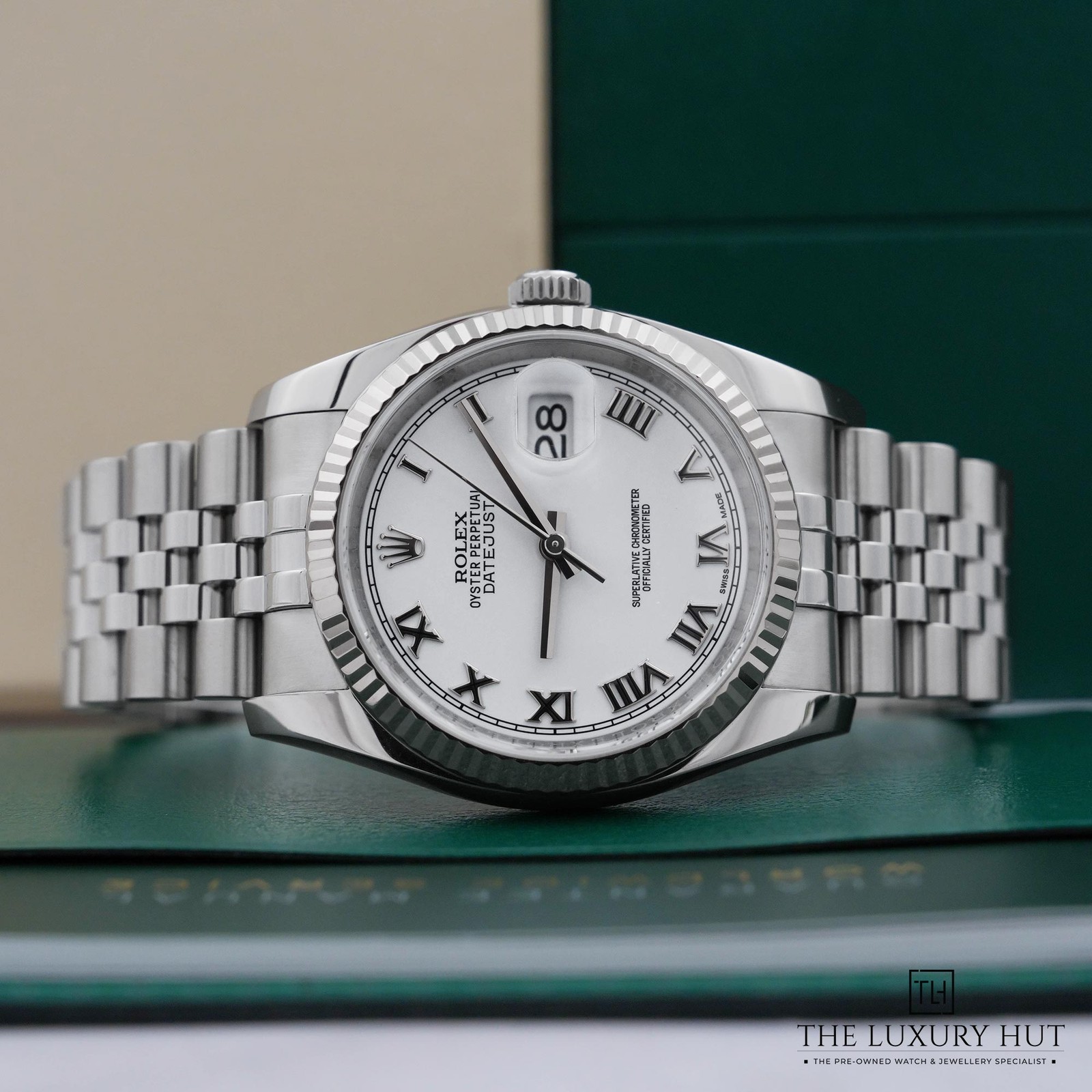 Rolex Datejust 36 - 116234 - 2016, With Box & Papers Steel & White Gold White... image 2