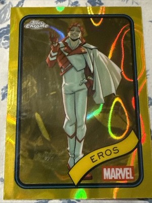 2025 Topps Chrome Marvel Eros Yellow Lava #3