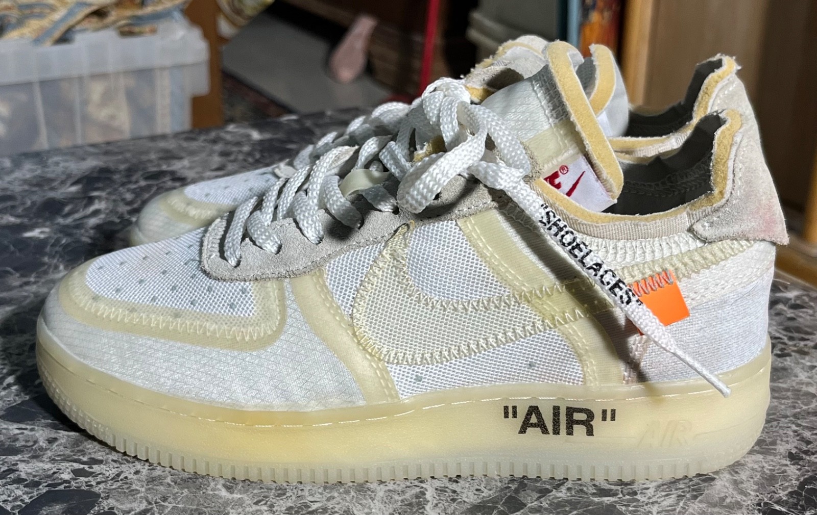 OFF WHITE X NIKE Nike Off White Air Force 1 Low The Ten taglia 5 5 AO4606100
