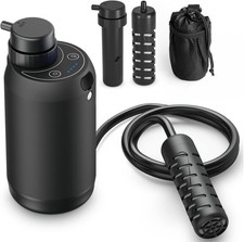 Portable Camping Water Purifier Dual 0.01 Micron Water Filtration System for ...