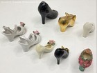 Lot of Vintage Mini Porcelain & Plastic High Heeled Shoes — photo 2