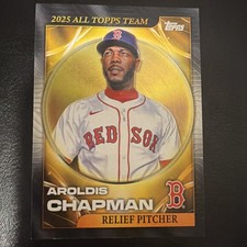 Topps 2025 All Topps Team Aroldis Chapman US116 Red Sox Baseball Card