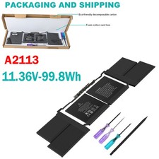 A2113 Battery For Apple Macbook Pro A2141 16''2019 2020 610-00533 8700mAh 99.8WH