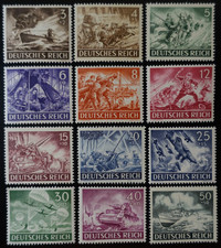 TIMBRES d' ALLEMAGNE - JOURNÉE des HÉROS N°748/759 NEUF ** LUXE MNH