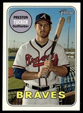 2018 Topps Heritage Preston Tucker Atlanta Braves #545