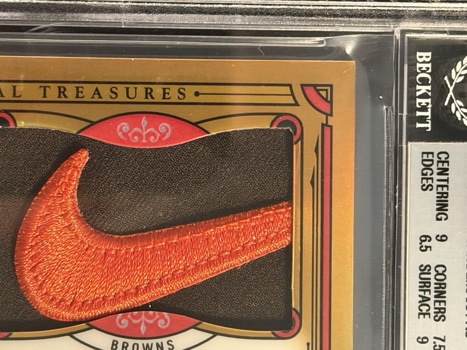2025 Panini National Treasures - Rookie Patch Auto- Shedeur Sanders #171. 3/10 view 6