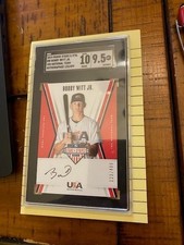 2019 Panini Stars & Stripes Bobby Witt Jr Auto 123/499 SGC 10/ 9.5