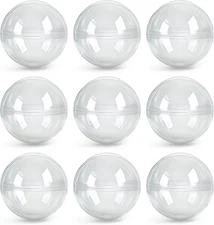 Vending Machine Capsules - 3" Empty Plastic Capsules - 14 Pcs Toy Capsule 