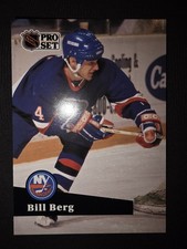 1991 Pro Set #145 Bill Berg Hockey Card – New York Islanders NHL