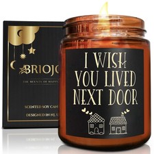 Briojoy Birthday Gifts for Women Men - I Wish You Lved Next Door 