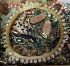 Vintage & Modern Some Signed Costume Jewelry Lot Full Small Priority Box # 76