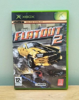 Flatout 2 (Original Xbox, 2006) PAL Action Racing Videospiel mit Handbuch