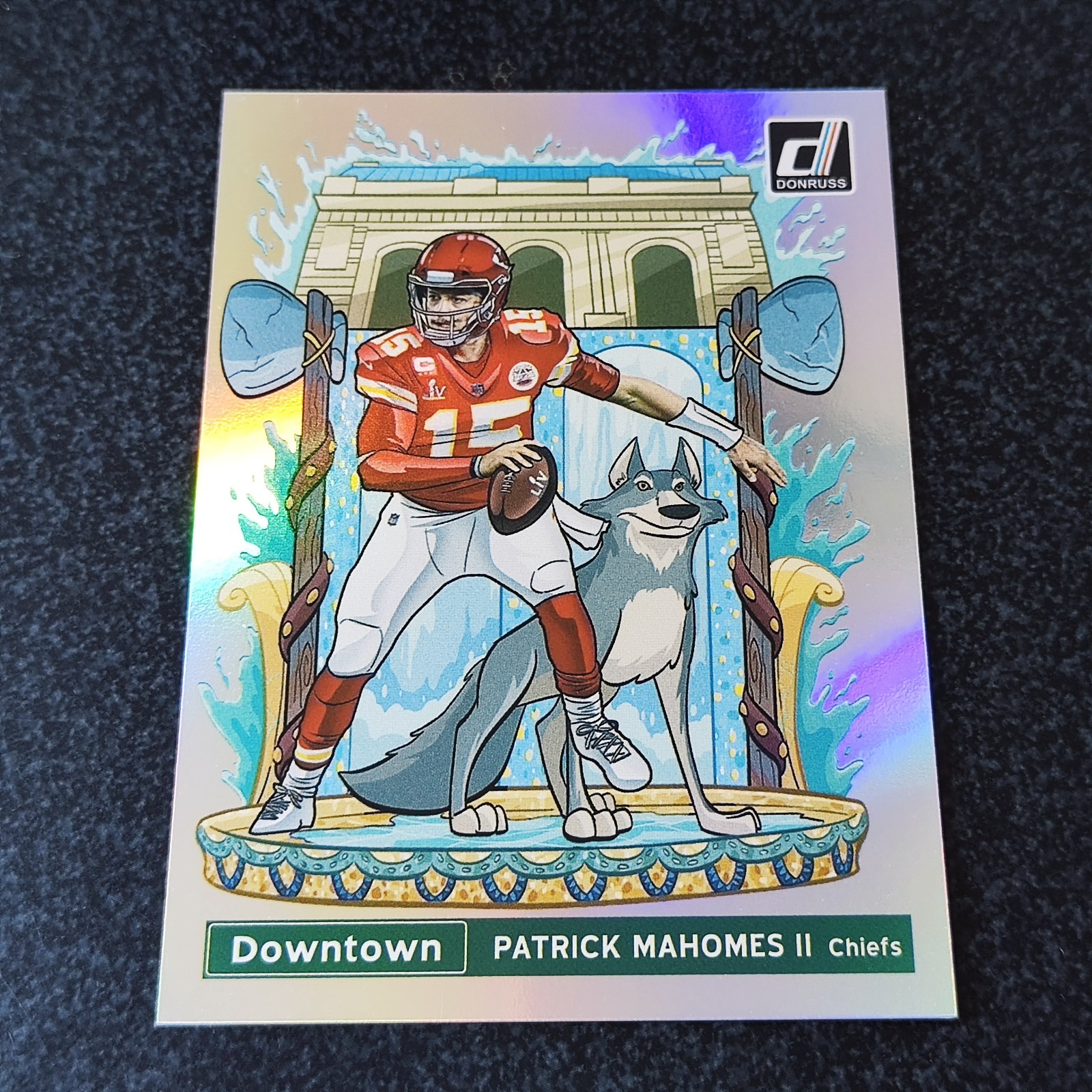 2021 Panini Donruss Football Downtown #DT-25 PATRICK MAHOMES II!!