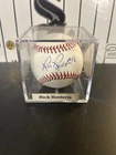 Rick Renteria Signed Autograph Official ROMLB Baseball with Display Case
