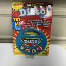 1995 Vintage Hilco Corporation Ditto Blue Electronic Handheld Game New In Case