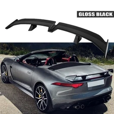 For Jaguar F-Type XE 55" Rear Trunk Spoiler PRO Racing Rear GT Wing Gloss+Black