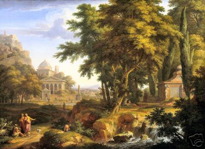 Quiet Landscape by Jan van Huysum, Old Masters Print - Picture 1 of 1