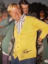 Jack nicklaus Autographed 11x14 Photo PSA DNA Full Letter