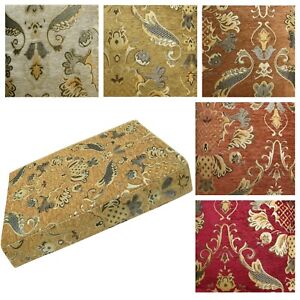 Box Shape Seat//Back Cover*Damask Chenille Chair 3D Cushion Case*Custom Size*Wk1