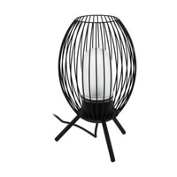 Eglo 900123 Fusignano E27 AußEn-Tischleuchte Ø265Mm Schwarz Weiss IP44