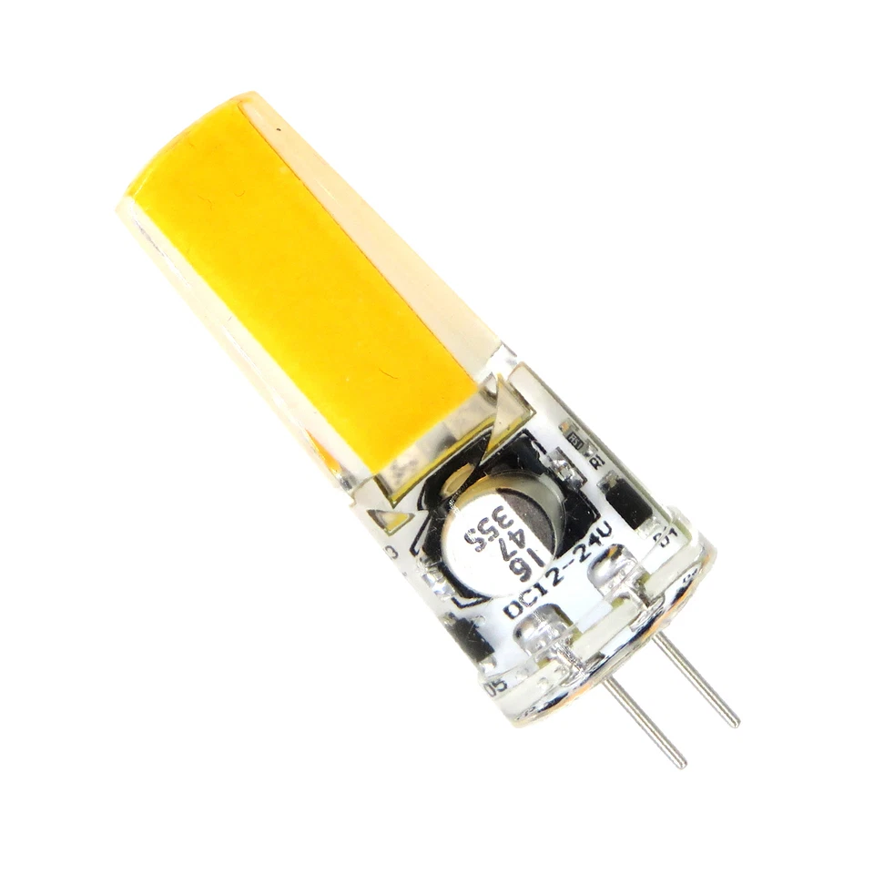 10PCS 5W G4 COB 2508 LED Light bulb Warm/White Cabinet light Droplight DC12~24V - Image 3 of 4