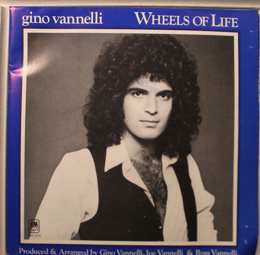 Picture Sleeve 45 Gino Vannelli - Wheels Of Life / Mardi Gras On