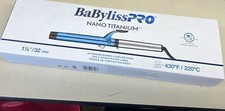 BaBylissPRO Nano Titanium Curling Iron, 1-1/4'' Extended Barrel for Long Hair