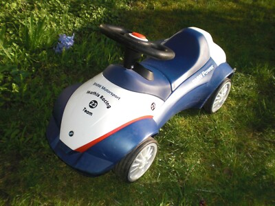 Original BMW Motorsport Baby Racer II blau weiß Mathis Racing Team Puky Rutscher