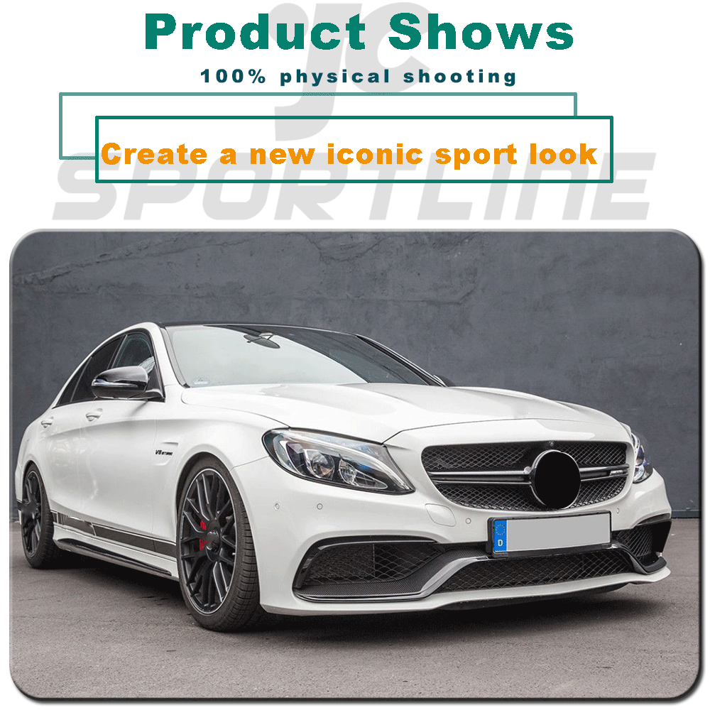 L+R Aero Flaps Für Mercedes C-Klasse S205 AMG Line 2014-2021