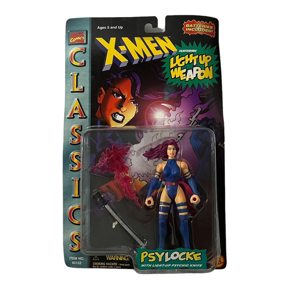 X-Men Classics Psylocke 5 Inch Vintage Figure 1996 Toy Biz | eBay
