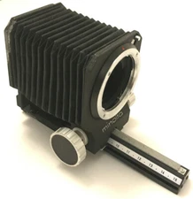 MINOLTA Auto Bellows rail slide copier 55mm lens Japan .