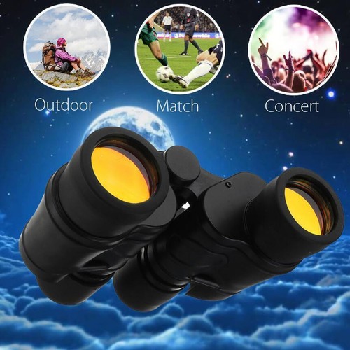 60X60 Zoom Day/Night Vision Outdoor Binoculars Hunting Telescope + Case SET - Picture 3 of 9