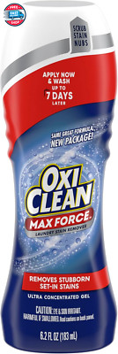 Max Force Laundry Stain Remover Gel Stick, 6.2 Fl Oz