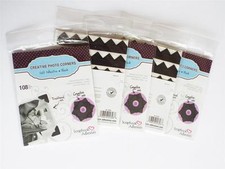 Traditionell Klassisch Schwarz Foto Ecken Pack 540 Selbstklebend Papier