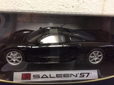  1:18 SALEEN S7 BLACK DIECAST MODEL BY MOTORMAX