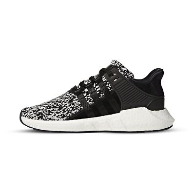 [BZ0584] Mens Adidas Originals Equipment EQT Support 93/17  - Black Glitch