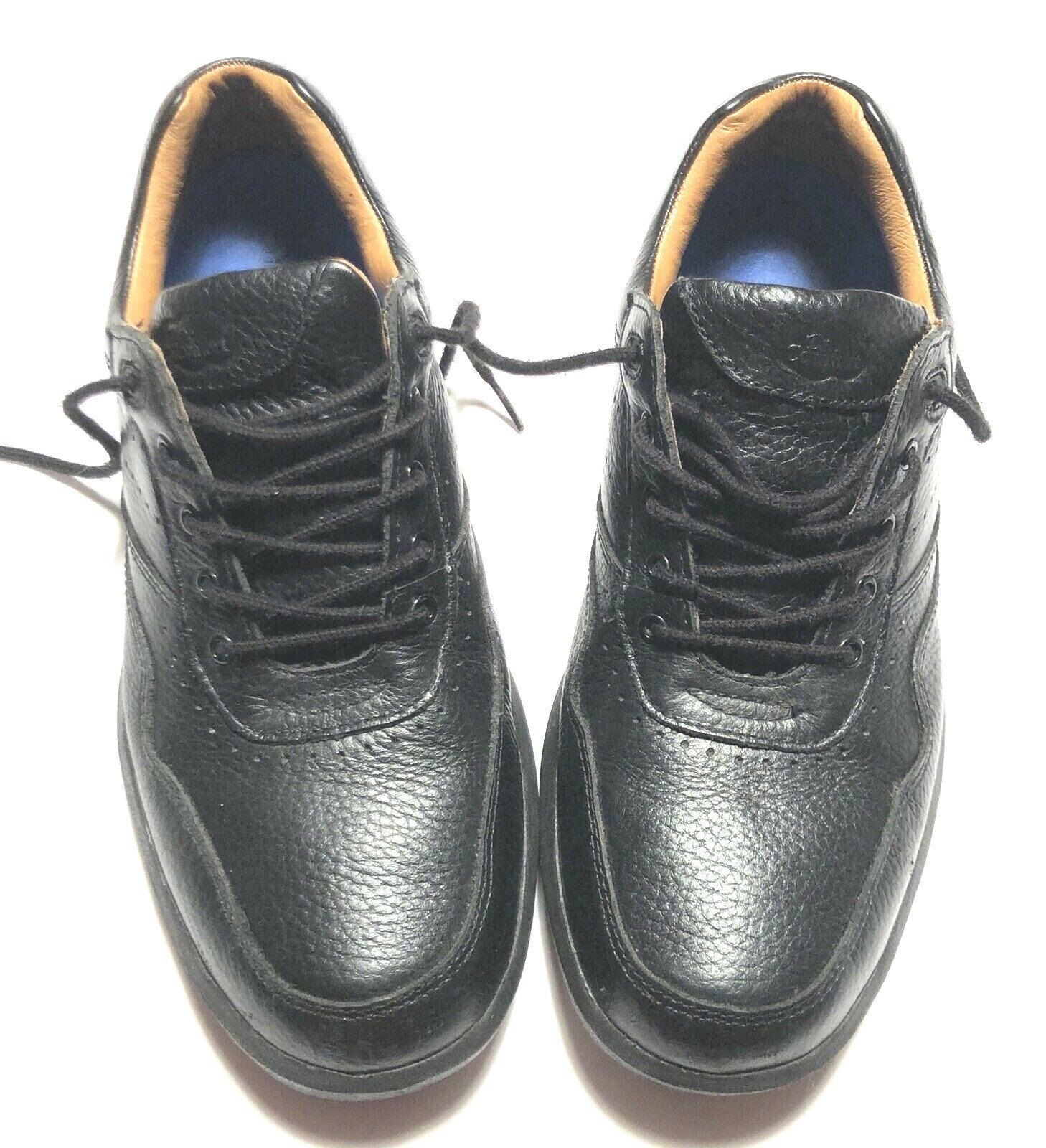 SAOLA DR COMFORT ROBERT scarpe Oxford uomo pelle nera taglia 11 5M