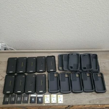 Linea Pro 4 iPhone Lot of 9 Scanner 1D  & 5 Hard Cases, Misc Parts, Batteries