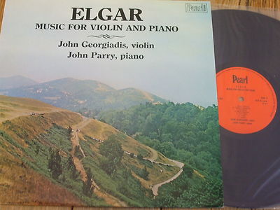 SHE 523 Elgar Music for Violin & Piano / Georgiadis / Parry