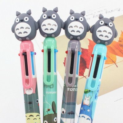 My Neighbor TOTORO Stift Multi 6 Farben Biro Totoro Topper KAWAII Studio Ghibli
