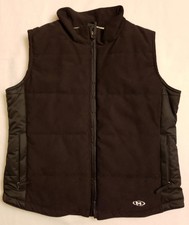 Marker Black Corduroy Vest With White Satin Lining - Womens Sz 12 - Unworn