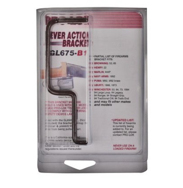 ProLok Gunlok GL675B1 Lever Action Bracket (lock Not Included ) for