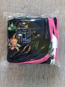 Catherine Lansfield Blue Birdcage Throw fleece Blanket 120cm x 150cm FREE POST