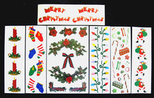Mrs Grossman Assorted Christmas Theme Sticker Sheets Seven Complete Sheets 