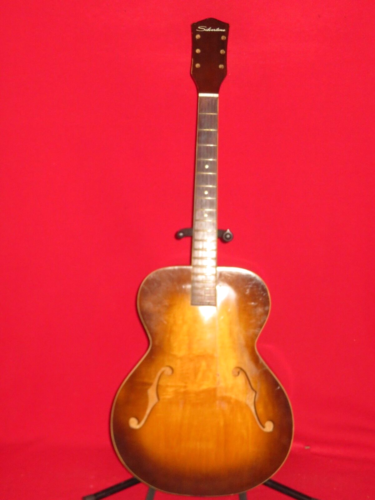 Silvertone 1959 Sun Burst 619 627 Arch Top Hollow Body & Neck Kay