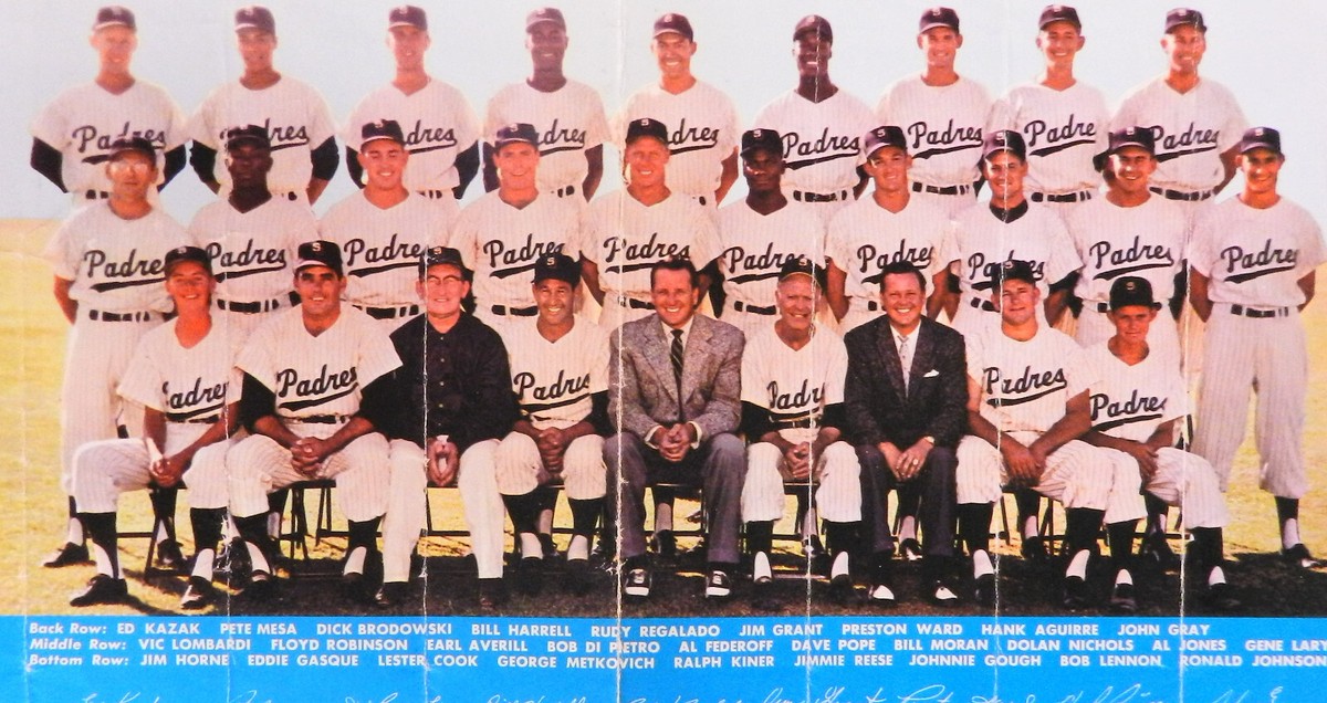 1957 San Diego Padres PCL Baseball Team Photo Rare