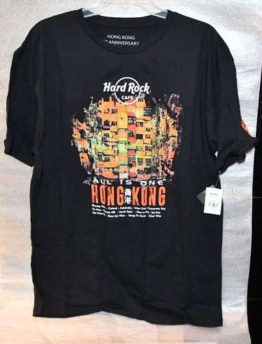 T-shirt Hard Rock Cafe Phuket - Taille L, Noir 100% Coton - Neuf Avec étiquettes