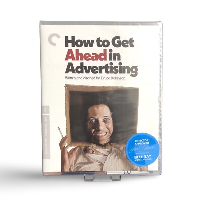 Criterion Collection HOW TO GET AHEAD IN ADVERTISING Blu-ray Brand New Sealed
