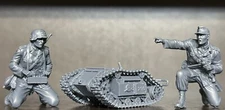 PLASTIC PLATOON German soldiers  Tracked mine Goliath Summer WW2 1:32 New