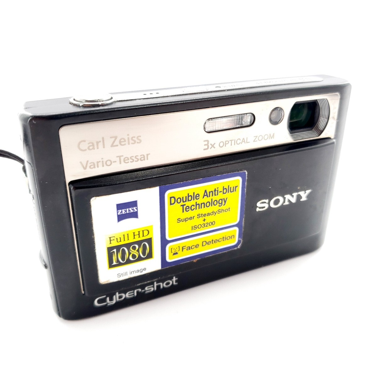 Sony Cyber-shot DSC-T20 8.1MP Digital Camera Black w/ Battery No